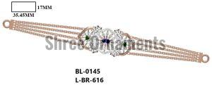 L-BR-616 Ladies Gold Bracelet