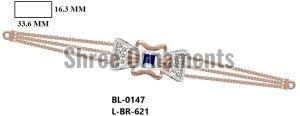 L-BR-621 Ladies Gold Bracelet