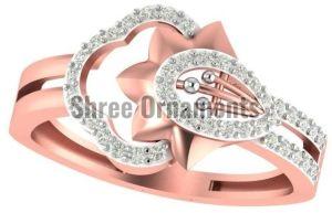 M-PLR-3966 Ladies Rose Gold Ring