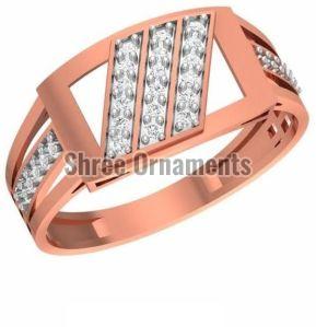 R-SJGR-2239 Mens Rose Gold Ring