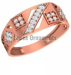 R-SJGR-2242 Mens Rose Gold Ring