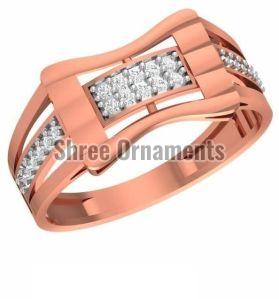 R-SJGR-2245 Mens Rose Gold Ring