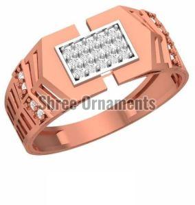 R-SJGR-2246 Mens Rose Gold Ring