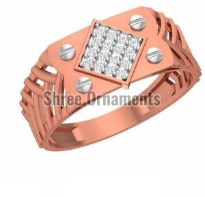 R-SJGR-2254 Mens Rose Gold Ring