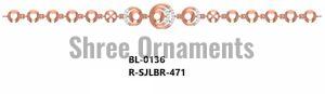 R-SJLBR-471 Ladies Rose Gold Bracelet