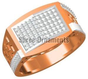 SJGR-2374 Mens Gold Ring