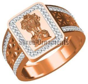 SJGR-2403 Mens Gold Ring