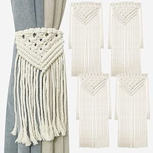 Cotton Macrame Curtain Tie Back