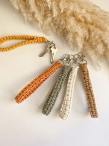 Multicolor Macrame Keychain