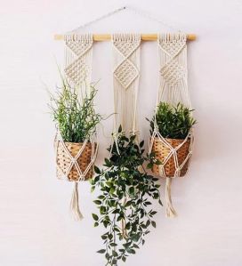 PH05 Cotton Macrame Plant Hanger