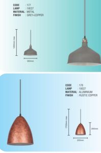 Golden Pendant Hanging Lights