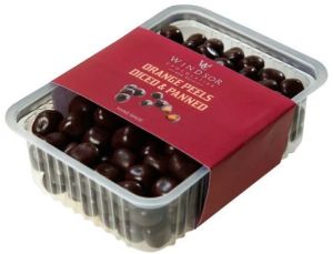 Coated Orange Peel Diced and Panned