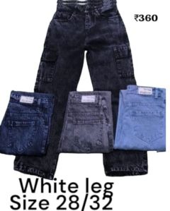 Ladies Wide Leg Denim Jeans