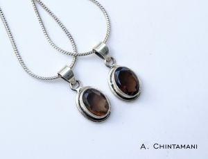 Chintamani Silver Pendant