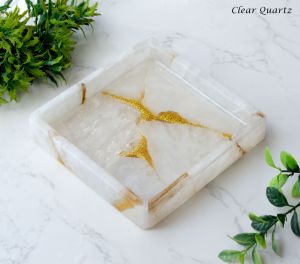 Clear Quartz Big Utility Tray