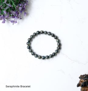 Grey Seraphinite Crystal Bracelet