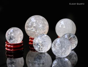 Natural Clear Quartz Sphere Ball