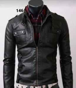 Slim Fit Mens Leather Jacket