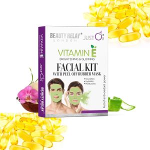 Just O2 Vitamin E Facial Kit With Peel Off Rubber Mask