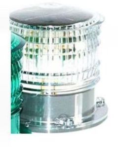 2NM White Marine Solar Navigation Light