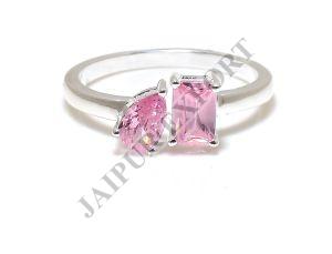 Morganite Gemstone Toi Et Moi Ring