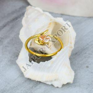 Pear Cut Sterling Silver Golden Topaz Gemstone Ring