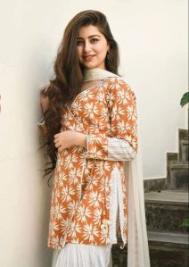 Ladies Angrakha Pattern Kurti