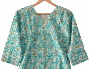 Ladies Cotton Printed Top