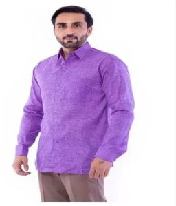 Mens Full Sleeve Khadi Shirt