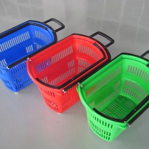 plastic shopping basket