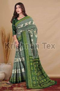 Ladies Cotton Printed Sarees