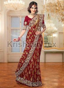 Ladies Wedding Bridal Saree