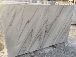 Bruno White Marble Slab