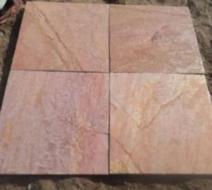 Lime Pink Limestone Slab