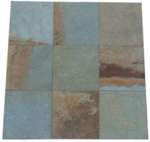 M Green Rustic Slate Stone Slab