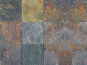 Multicolor Slate Stone Slab