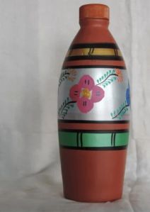 Printed Clay Water Bottle
