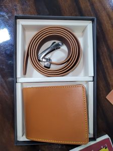 Belt Wallet Combo Set