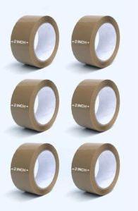 Brown Tapes For Packaging -2 Inches X 100 Meters (Pack Of 6)