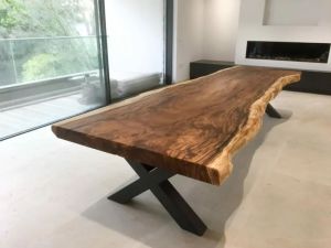 Live edge wooden table