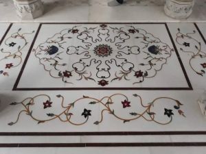 marble inlay flooring