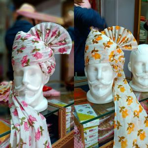 Designer Printed Wedding Wear Turban