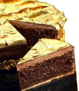 GSWC 50x50 mm 24k Pure Edible Gold Vark