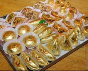 GSWC 50x50 mm 24k Pure Edible Gold Vark