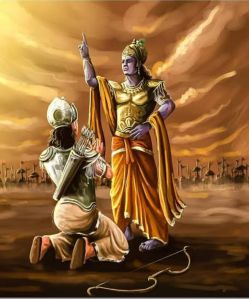 Mahabharata Canvas Wall Painting
