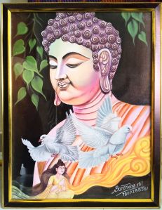 Lord Buddha Canvas Wall Painting