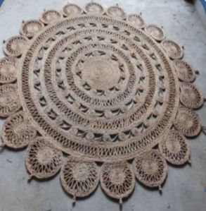 Handmade Round Jute Rug