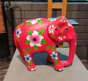 Paper Mache Elephant Statue