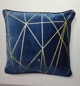 foil print cushion cover