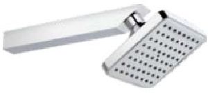 4 Inch Square Air Flow ABS Shower Head with Arm